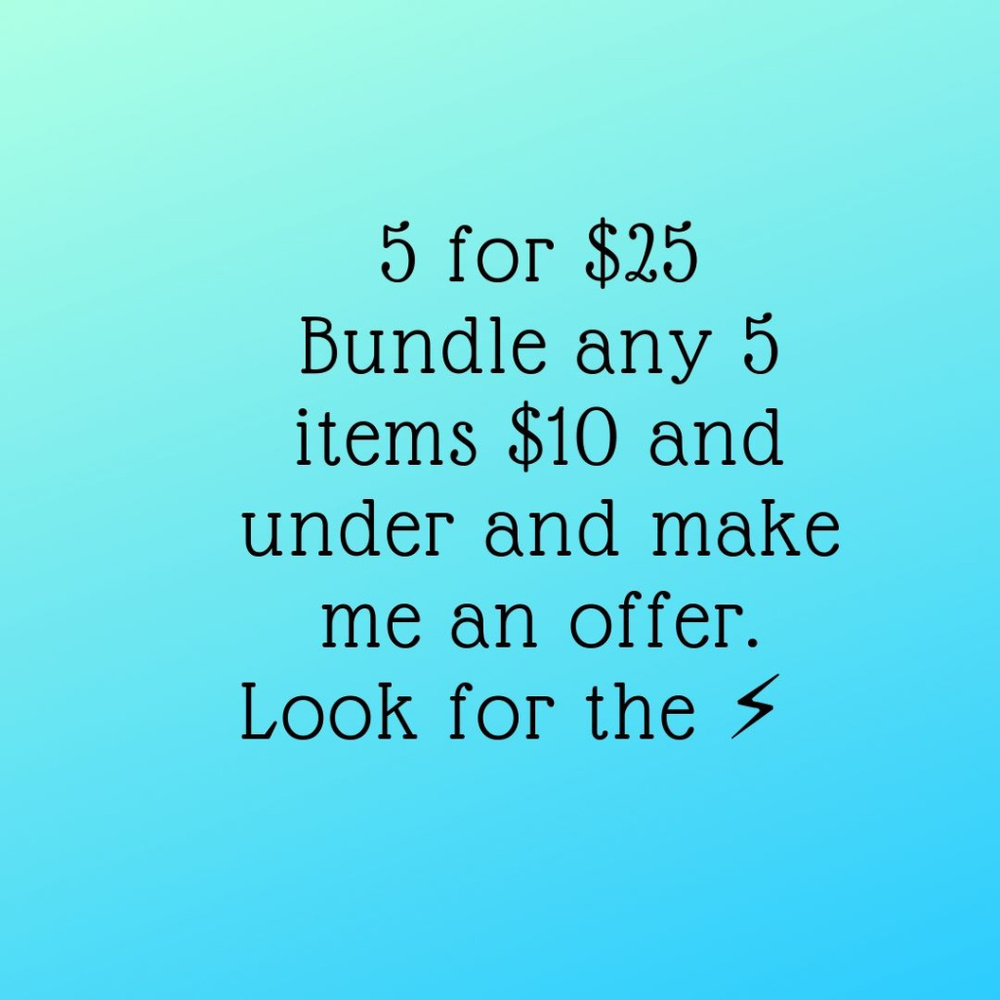 5 for $25